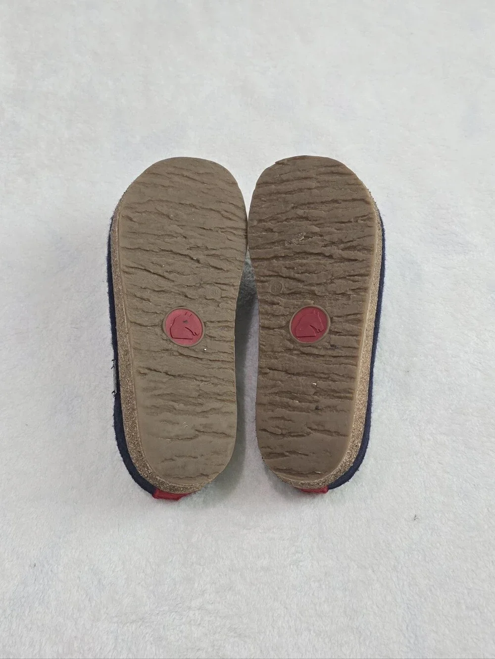 Women's Haflinger Grizzly Couricini Slippers Heart Clogs Wool Shoes Size 8 Flats - Picture 8 of 9